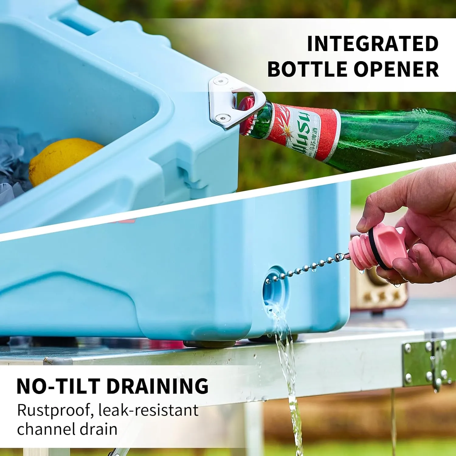 EchoSmile 12/18 Quart Rotomolded Cooler, Built to Stand up to The Rigors of The Journey