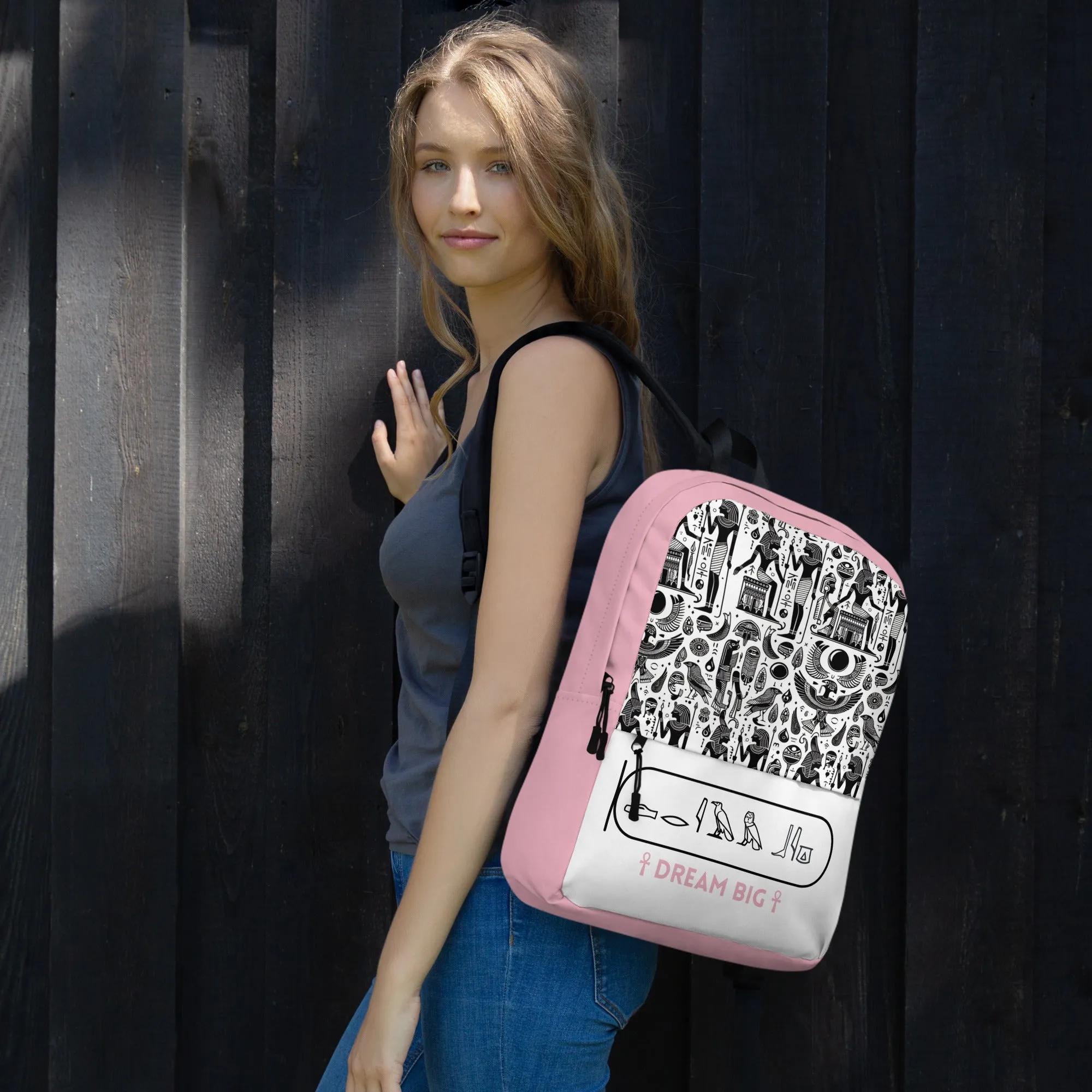 Egyptian Backpack Cartouche Flawless Hot offer Dream Style Pink - Big
