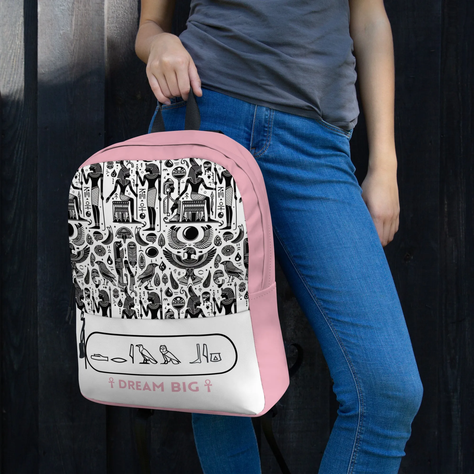 Egyptian Backpack Cartouche Flawless Hot offer Dream Style Pink - Big