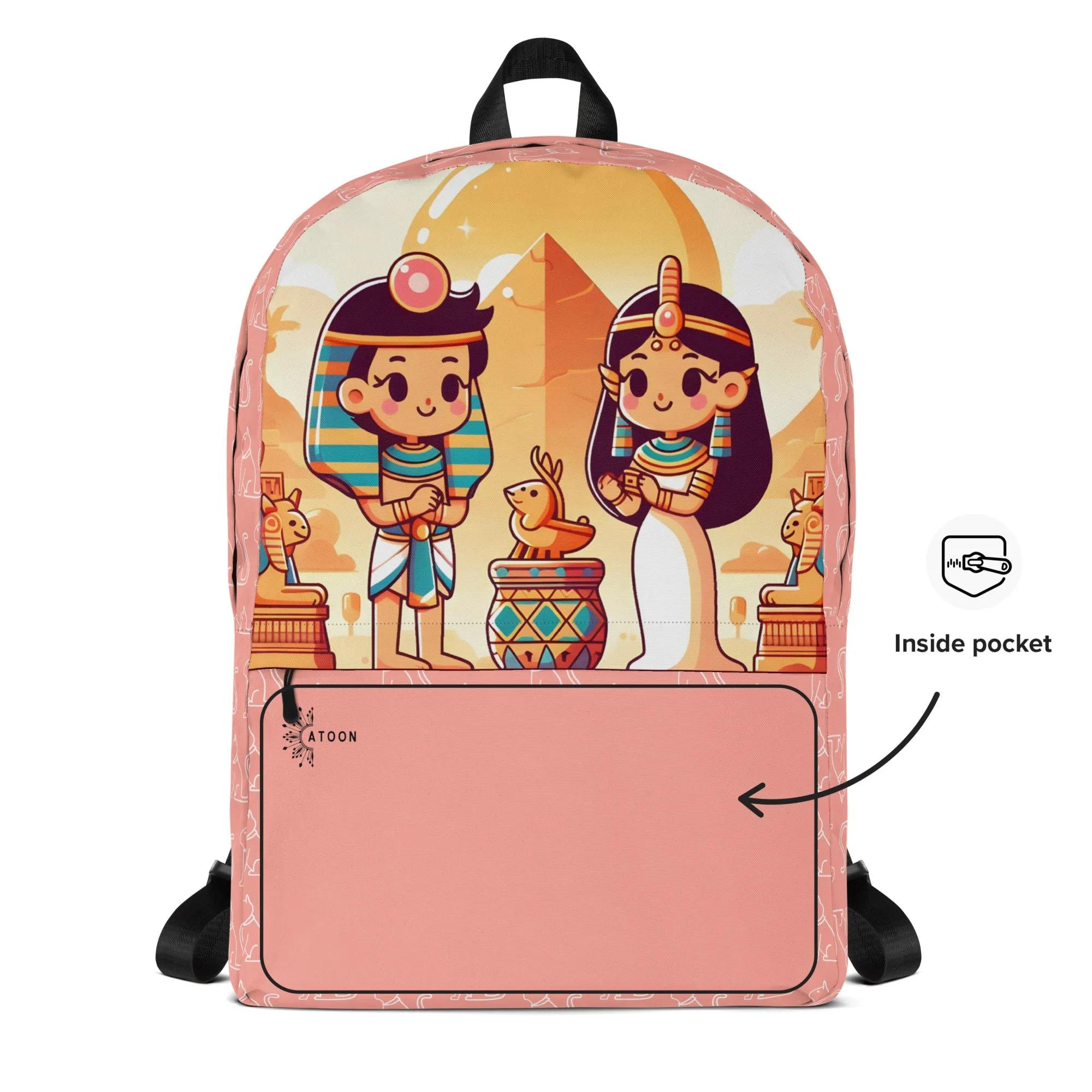 Egyptian - Style Knowledgeable Cute Pharaohs Secure platform Backpack