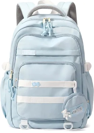 EKUIZAI Large Capacity Backpack for Girls Elementary School bag Middle School Bookbag for Teen Girls-Boys