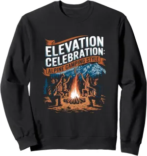 Elevation Celebration Alpine Camping Style Alpine Camping Sweatshirt