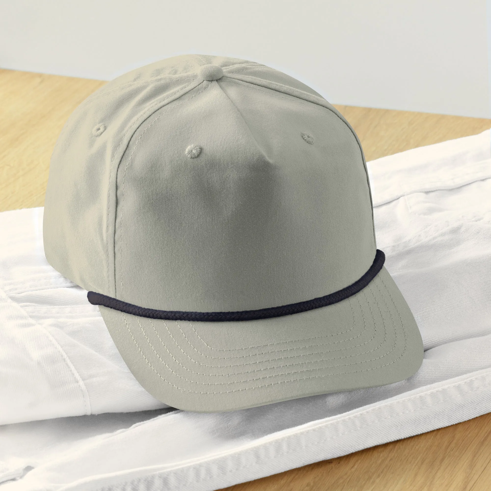 Embroidery 5 Panel Golf rope Hat