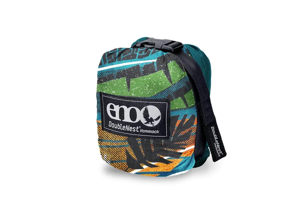 Eno DoubleNest Print Hammock - Surf Break/ Marine