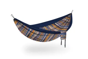 Eno DoubleNest Print Hammock - Tundra/Navy