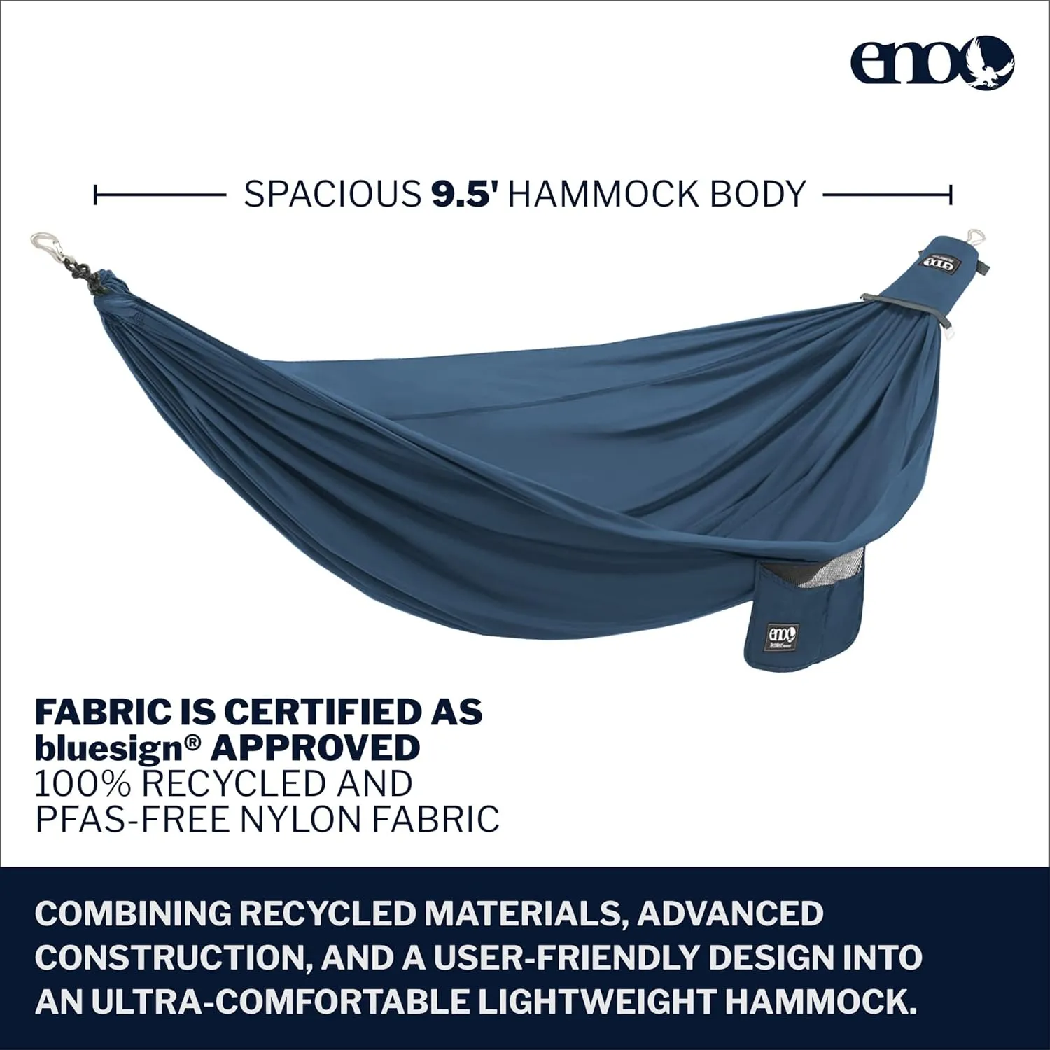 ENO, Eagles Nest Outfitters TechNest Hammock, Midnight Blue