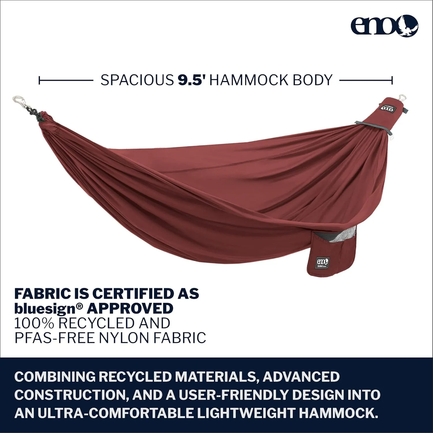 ENO, Eagles Nest Outfitters TechNest Hammock, Sedona Red