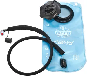 Ergodyne Chill Its 5051B Hydration Bladder, 3 Liters, BPA Free, Dual Cap Large Opening for Ice and Cleaning