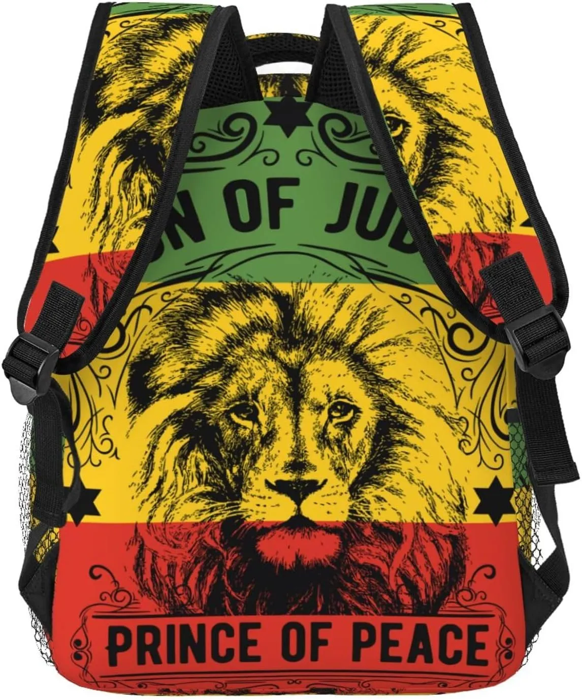 Ethiopia Flag Ethiopia Lion Backpack Casual Laptop Backpack Double Shoulder Bag Lightweight Backpack For Women Men Travel
