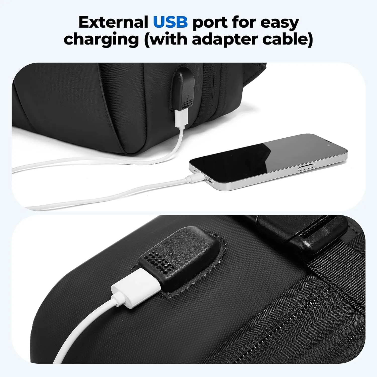 Expandable Travel Backpack for Men, Water-Resistant Business Backpack with USB Charging Port, Airline Approved Laptop Backpack, 45L Capacity, Fits 17.3" Laptop, for Work, Travel & Daily Use