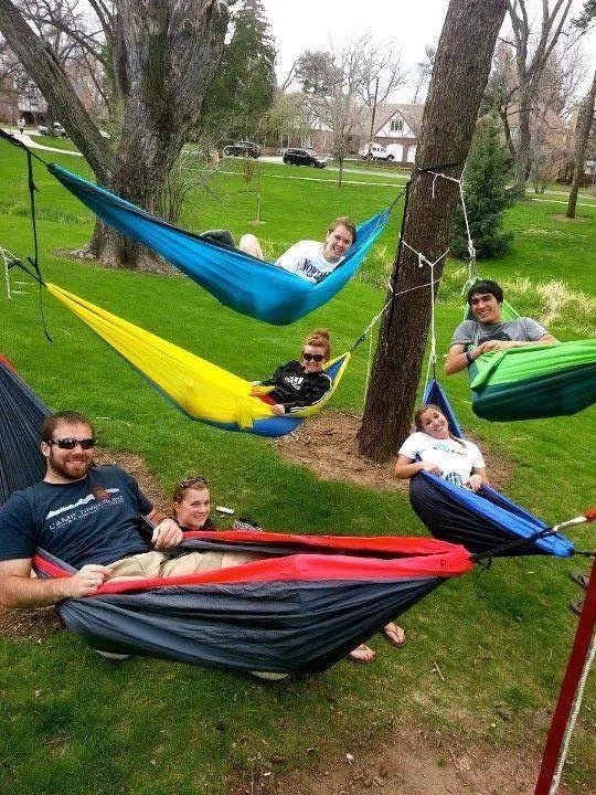 Expedition Parachute Double Hammock for Camping, Home, and Travel