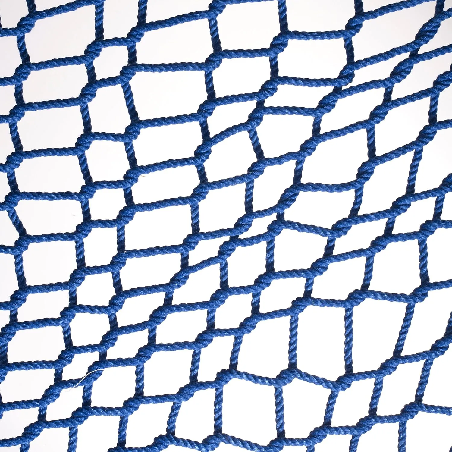 Fab Habitat Rope Recycled Polyester Hammock - Miami - Blue - Indoor/Outdoor, Quick Dry, 2 Person 400 lbs Capacity - Patio, Poolside, Backyard, Garden, Beach, Balcony - 12-14 ft Adjustable