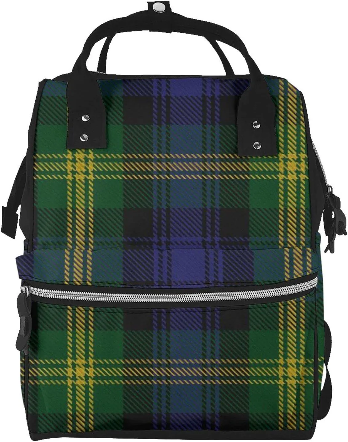 Fashion Diaper Bag Mummy Backpack Gordon Tartan Clan Nappy Bag Large Capacity Baby Care Bags For Mom Dad