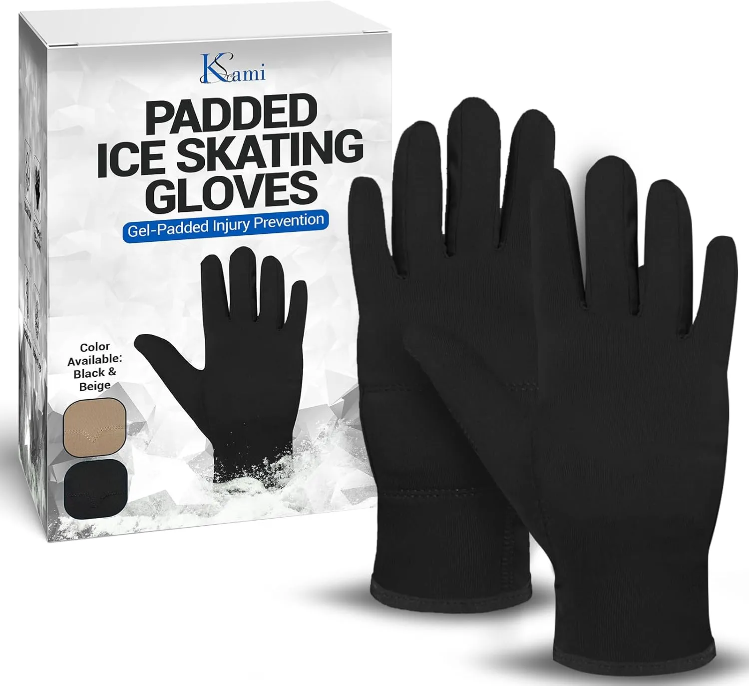 Figure Skating Gloves for Girls | Gel Padded Ice Skate Gloves | Thermal, Padded Wrist Protection | Multiple Colors