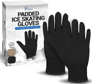 Figure Skating Gloves for Girls | Gel Padded Ice Skate Gloves | Thermal, Padded Wrist Protection | Multiple Colors