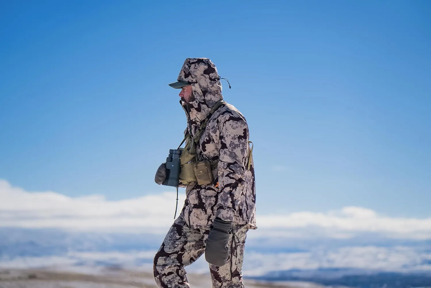 First Lite Men’s 308 Pant - Men’s Outdoor Stretch Camo Hunting Pants with Hip Vents, Year Round Lightweight Hunting Gear