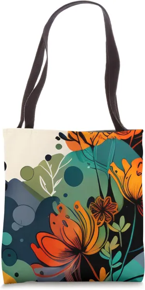Floral Foliage Flower Botanical Nature Vegetation Flowery Tote Bag