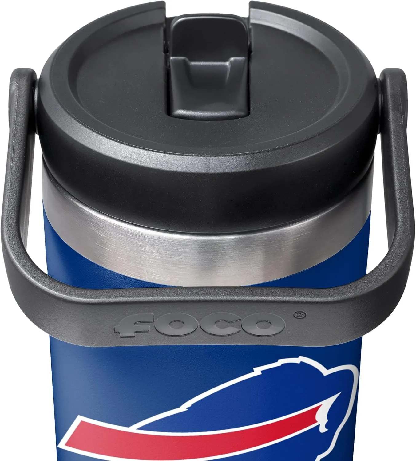 FOCO NFL Unisex-Adult NFL Team Logo Insulated Travel Mug 30oz Straw Tumbler