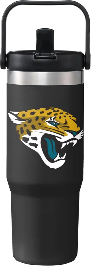 FOCO NFL Unisex-Adult NFL Team Logo Insulated Travel Mug 30oz Straw Tumbler