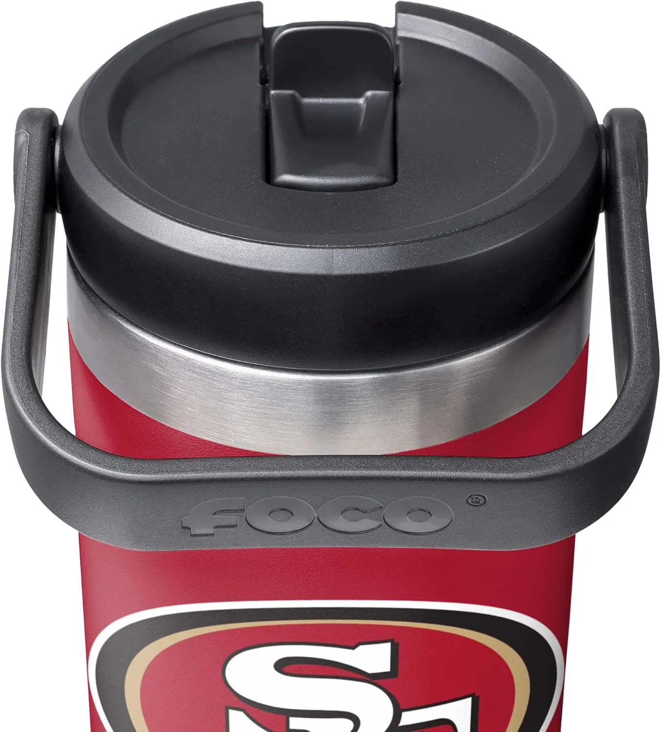 FOCO NFL Unisex-Adult NFL Team Logo Insulated Travel Mug 30oz Straw Tumbler