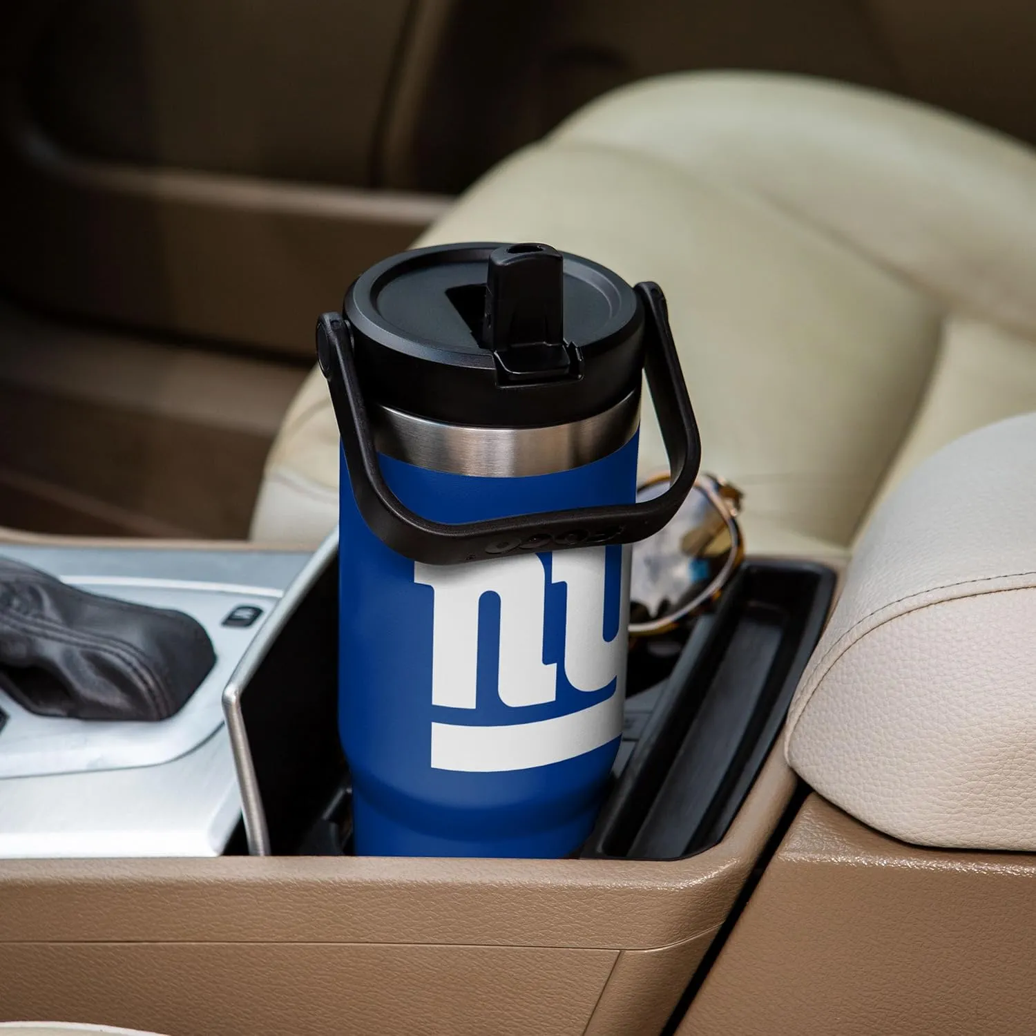 FOCO NFL Unisex-Adult NFL Team Logo Insulated Travel Mug 30oz Straw Tumbler