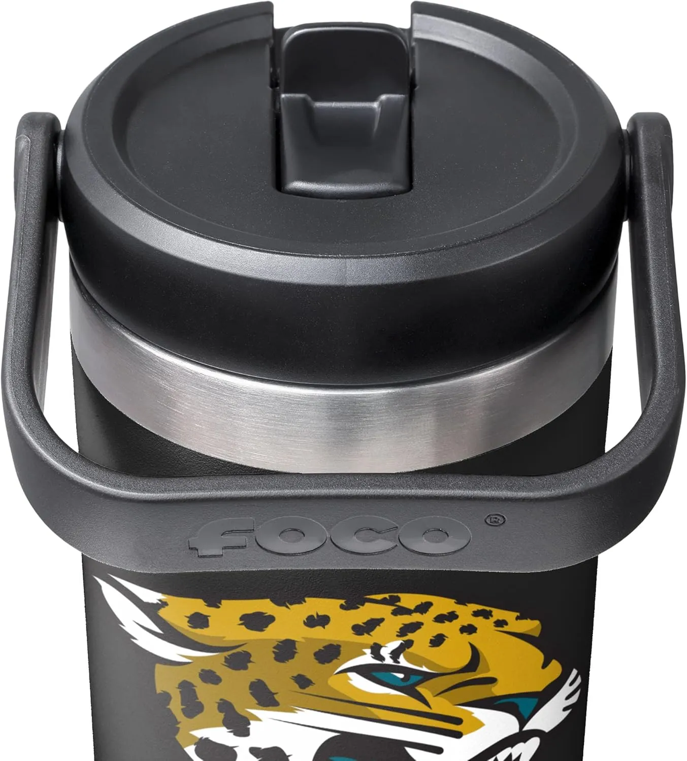 FOCO NFL Unisex-Adult NFL Team Logo Insulated Travel Mug 30oz Straw Tumbler