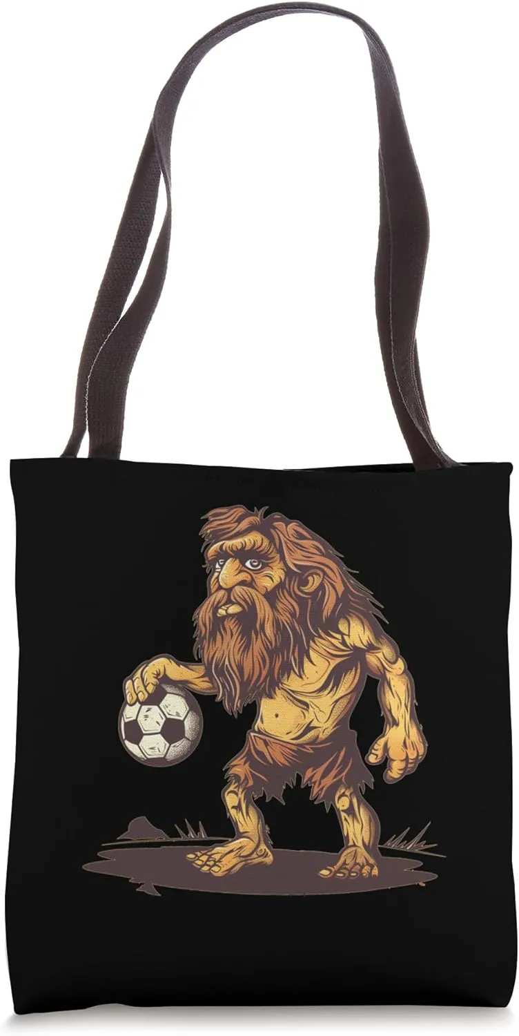 Funny ice age soccer outfit for boys and girls Tote Bag