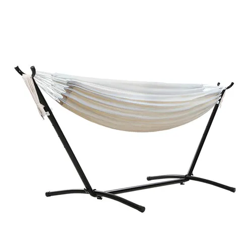Gardeon Hammock Bed Camping Chair Outdoor Lounge Single Cotton with
