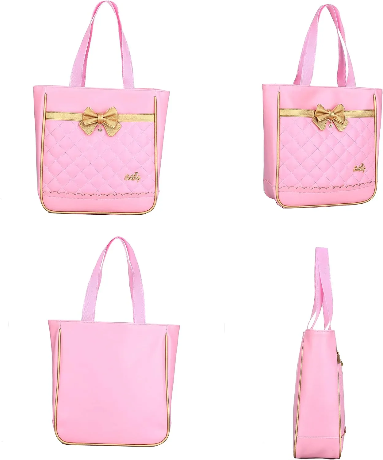 Gazigo Children Princess Waterproof PU Backpack for Girls Elementary School Girl Bookbags