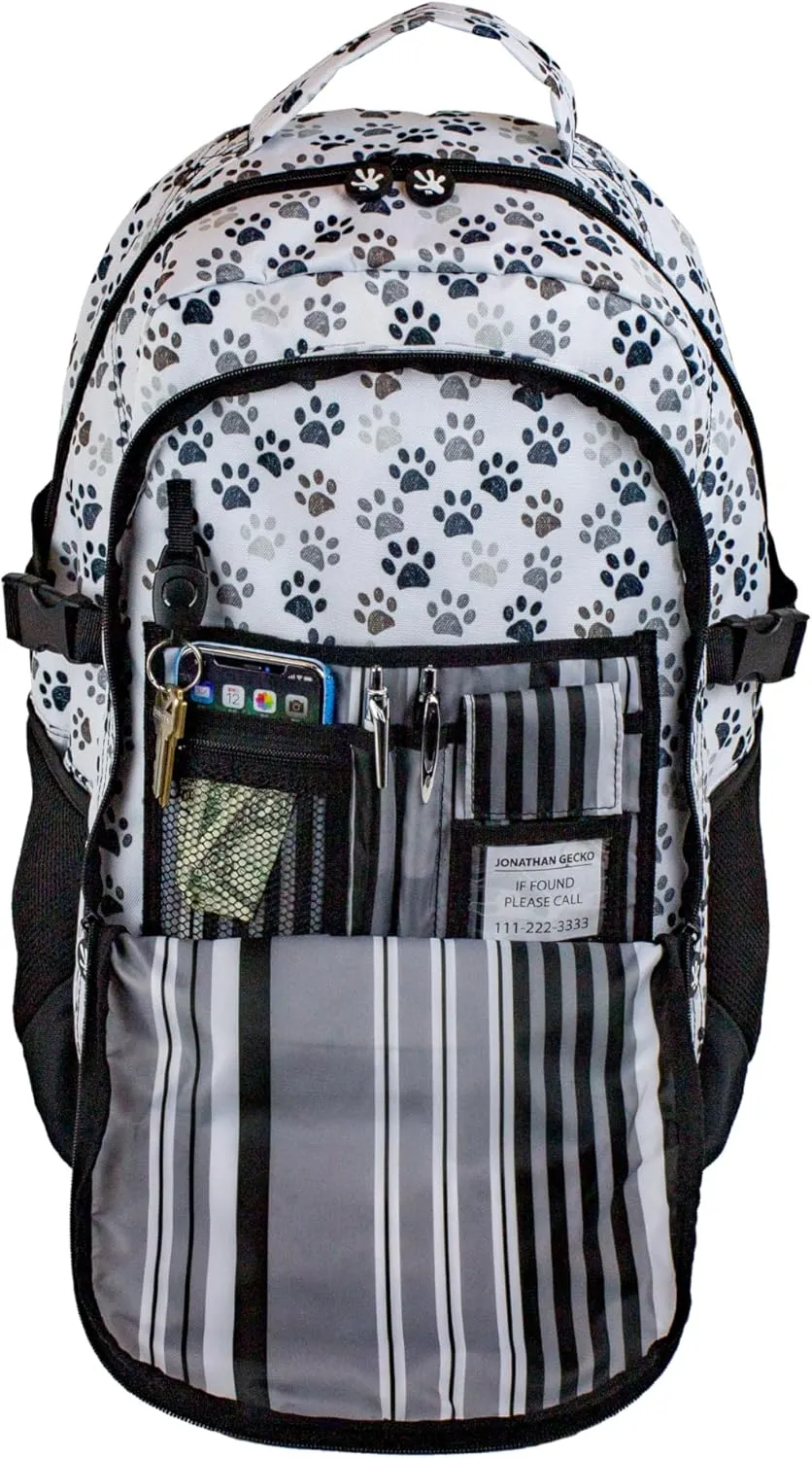 geckobrands Endurance Backpack – Lightweight, Durable, and Comfortable with Multiple Compartments for Organization