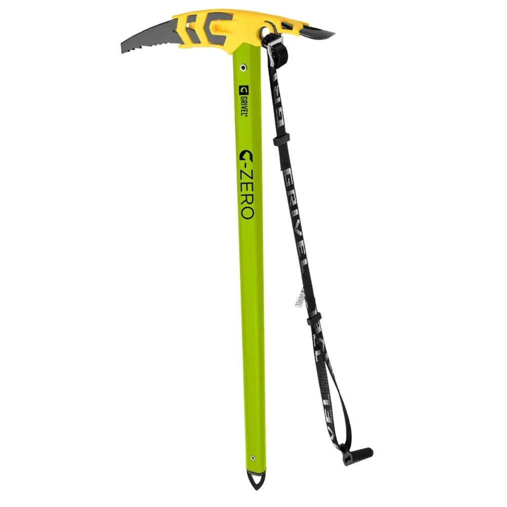 Grivel G Zero Ice Axe With Adjustable Long Leash (Green)