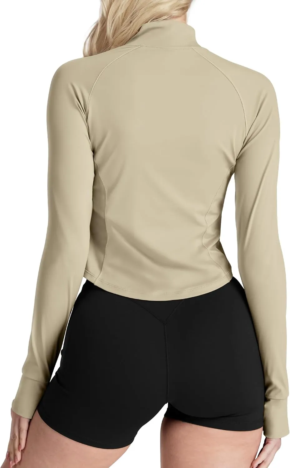 GYM RAINBOW Women's UPF 50  Sun Protection Jacket Cooling Cropped Lightweight Sun Shirt Running Jacket Outdoor Hiking