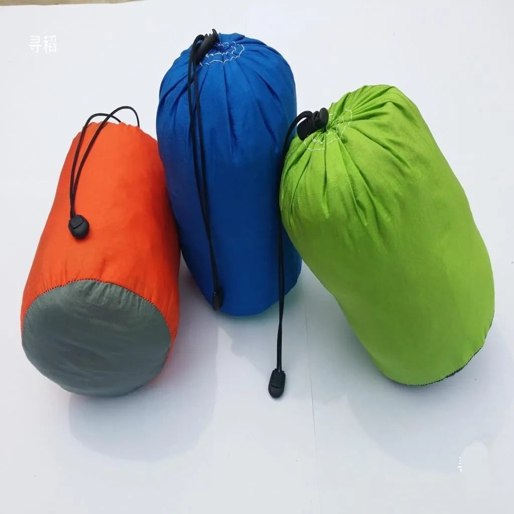 Hammock Double Hammock Outdoor Camping Anti-Mosquito Hanging Sheet Double Summer Widening Parachute Single Anti-Rollover Hammock Outdoor(C)