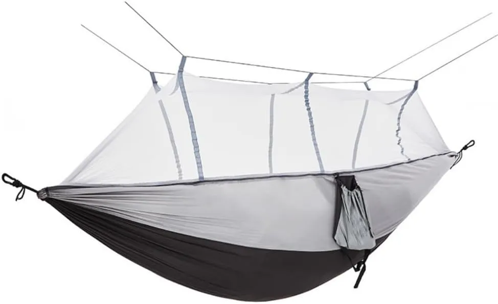Hammock Double Hammock Outdoor Camping Anti-Mosquito Outdoor Camping with Mosquito Net Breathable Hanging Tree Tent Hammock Outdoor(D)