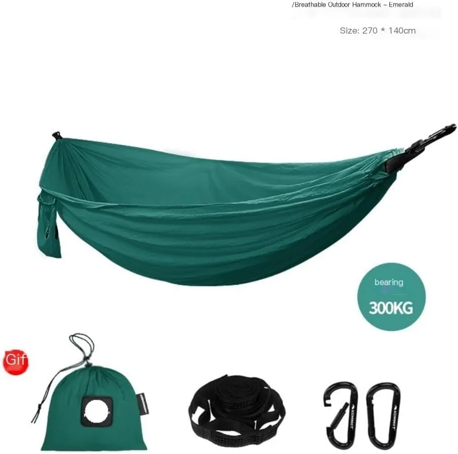 Hammock Double Muche Outdoor Camping Anti-Rollover Hammock Adult Outdoor Swing Ultra-Light Portable Double Hanging Chair Hammock Outdoor(C)