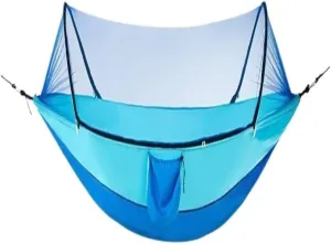 Hammock Double Multifunctional Outdoor Hammocks, A New Choice for Comfort and Leisure Hammock Outdoor(Blue)