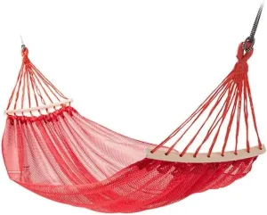 Hammock Outdoor Breathable Mesh Hammock Multiples, Load Capacity Up to 200 Kg Portable with Carrying Bag Outdoor Hammock (Color : Red) (Red)