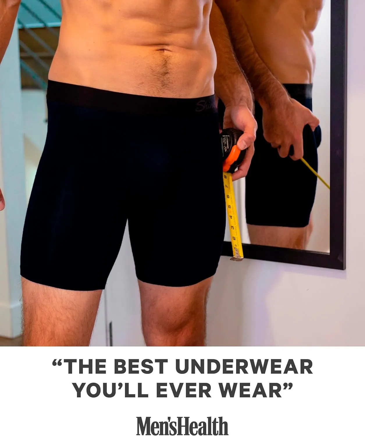 Hammock Support Long Leg Boxer Briefs for Men | Anti-Chafing, Moisture Wicking, Breathable