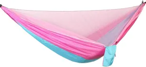 Hammock with Mosquito Net 2 Person Camping, Ultralight Portable Windproof, Anti-Mosquito, for Outdoor, Hiking, Backpacking, Travel
