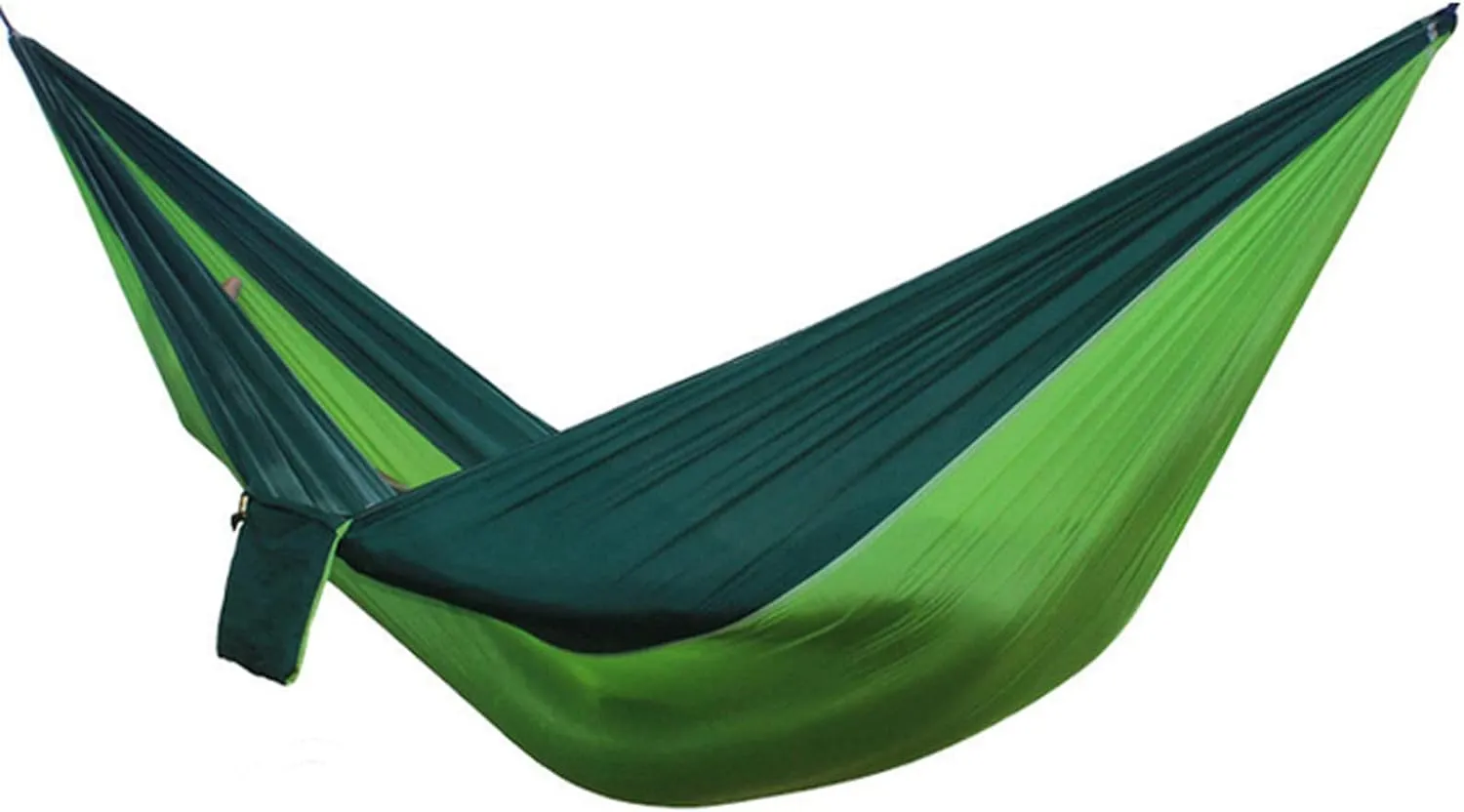 Hammocks Camping Hammock Breathable Parachute Hammock Swing with Tree Belt 210T Nylon Hammock for Survival Travel Outdoor Outdoor Hammock