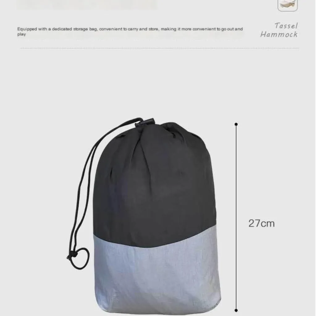 Hammocks Canopy Mosquito Net Hammock Set Tent Parachute Cloth Camping Automatic Anti-Mosquito Mosquito Net Hammock Camping Hammocks(E)