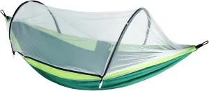 Hammocks Full Automatic Quick Opening Hammock with Mosquito Net Deduction Outdoor Single Double Nylon Cloth Camping Hammock Mosquito