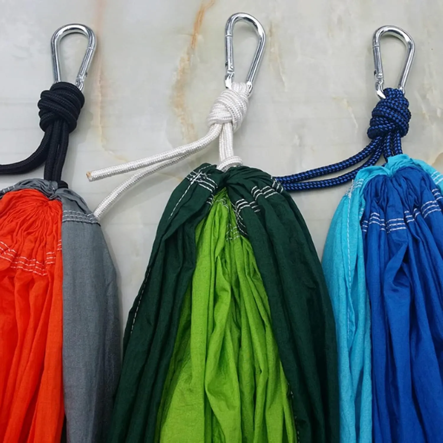 Hammocks Hammock Camping Hammock with Two Ropes Two Carabiners Storage Bag Double Portable Hammocks for Travel Beach Backpacking Outdoor Hammock (C : I)