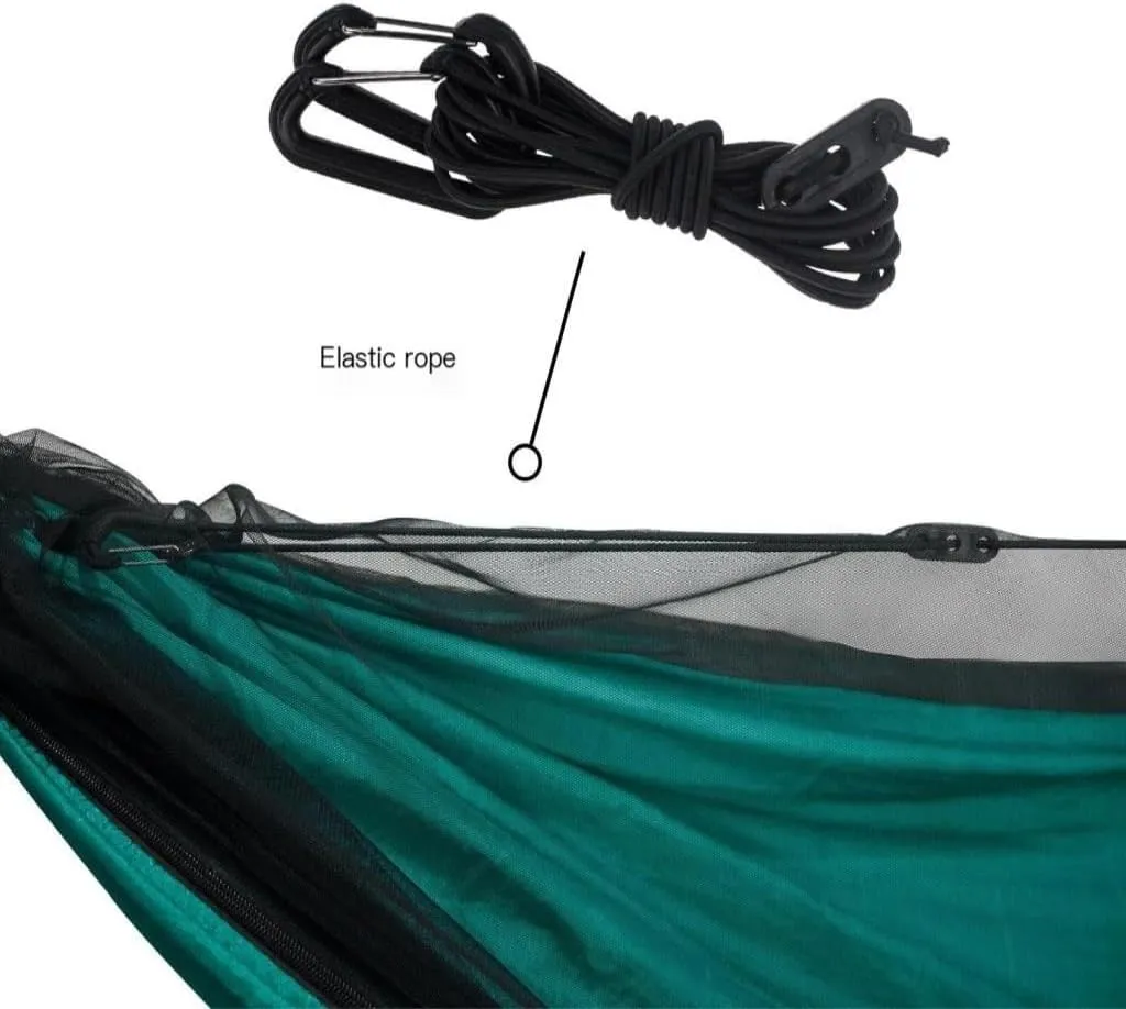 Hammocks Mosquito Net Hammock Canopy Set Outdoor Camping Quick Opening Hammock Plus Rainproof Sunshade Canopy Camping Hammocks(D)
