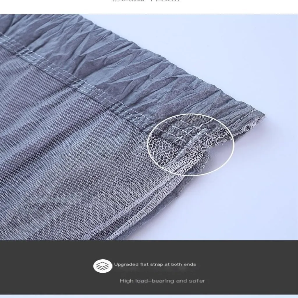 Hammocks Outdoor Camping Mosquito Net Hammock Nylon Parachute Cloth Hammock with Mosquito Net Outdoor Swing Hammock Camping Hammocks(D)