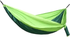 Hammocks Outdoor Camping Parachute Nylon Cloth Single Double Outdoor Camping Cycling Indoor Leisure Outdoor Hammock Camping Hammocks(Green,B)