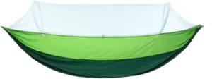 Hammocks X`Outdoor Portable Hammock with Mosquito Net Quick Opening Hammock Outdoor Anti-Mosquito Swing Leisure Hammock Camping Hammocks(Green)