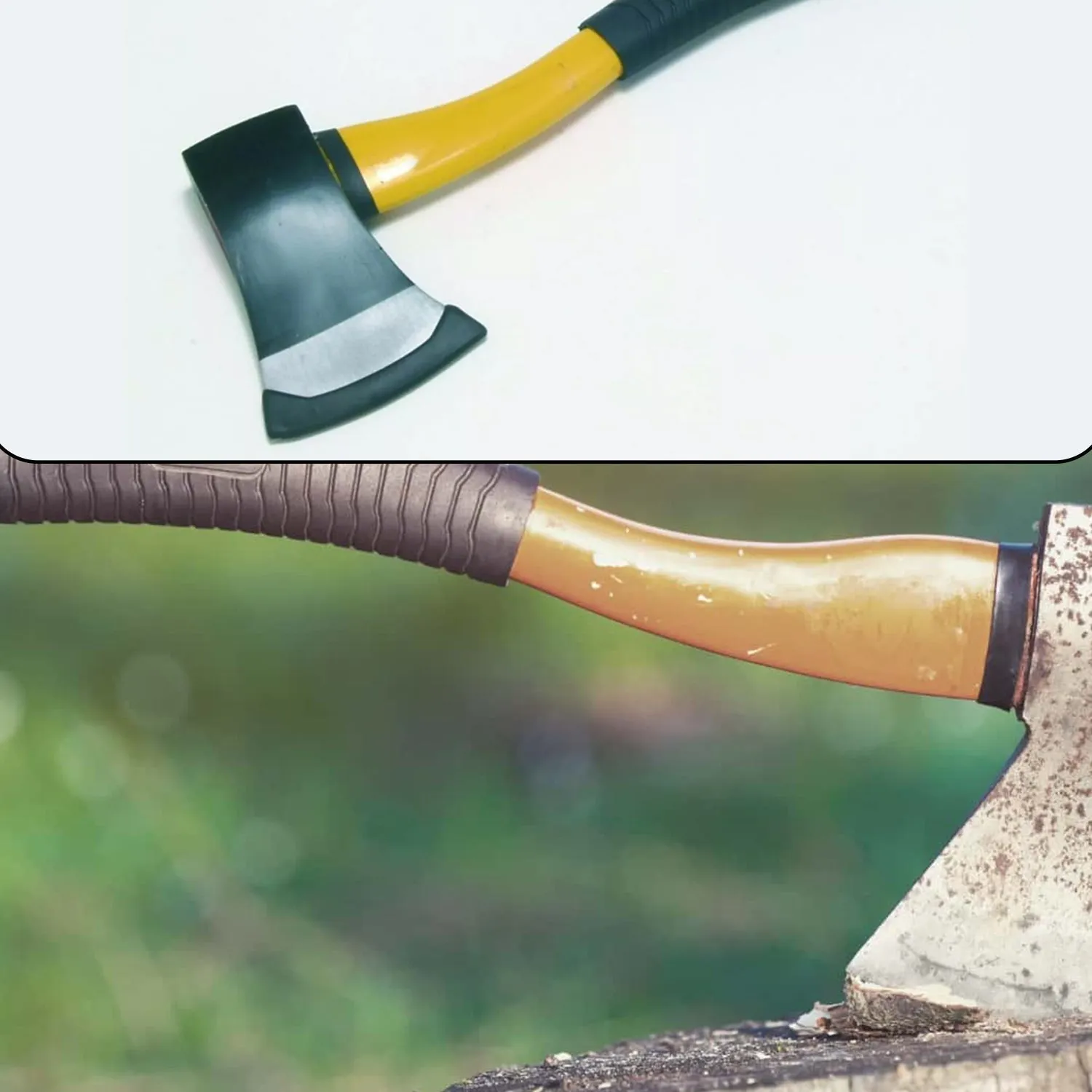 Handle Axe Cutting Fiberglas's Limited edition Rubberised Secure payment options Wood Body