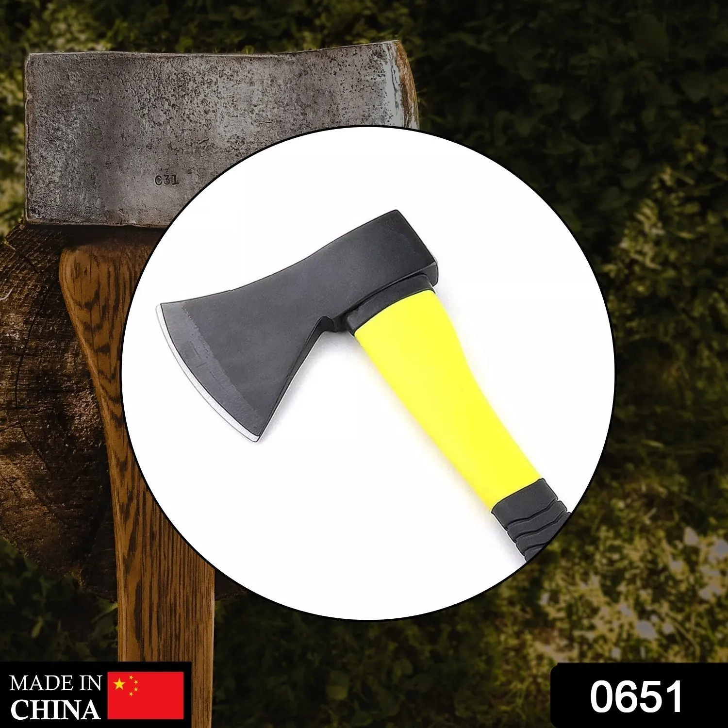 Handle Axe Cutting Fiberglas's Limited edition Rubberised Secure payment options Wood Body