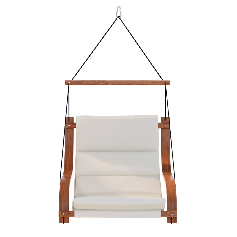 Hanging Lounge Chair Wooden Hammock Seat Indoor Outdoor